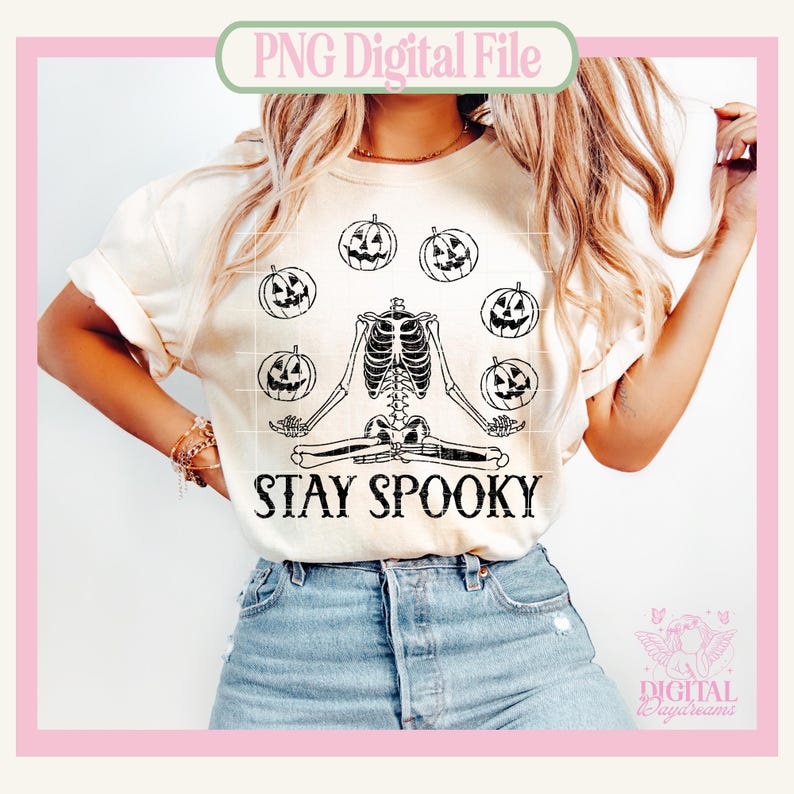 Halloween png,Skeleton png,Stay Spooky png,Spooky Squad Png,Halloween Skeleton png,Skeleton Design,Spooky Season Png,Spooky Squad image 2