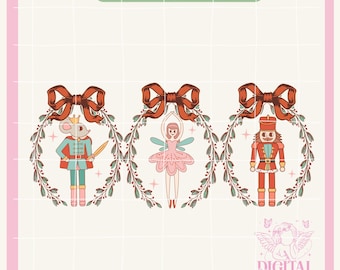 NutcrackerCute Christmas png Pink Christmas png Vintage christmas png Png,Cute Christmas png,Vintage,Retro Christmas,The Nutcracker