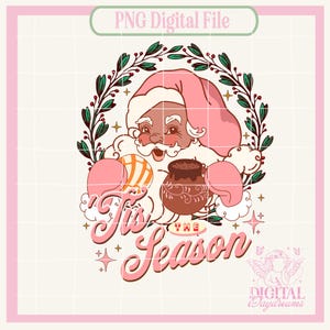 Tis The Season,Conchas png,Pan Dulce,Mexican Christmas,Cafecito png,Feliz Navidad,santa claus,conchas y cafecito Spanish Christmas png
