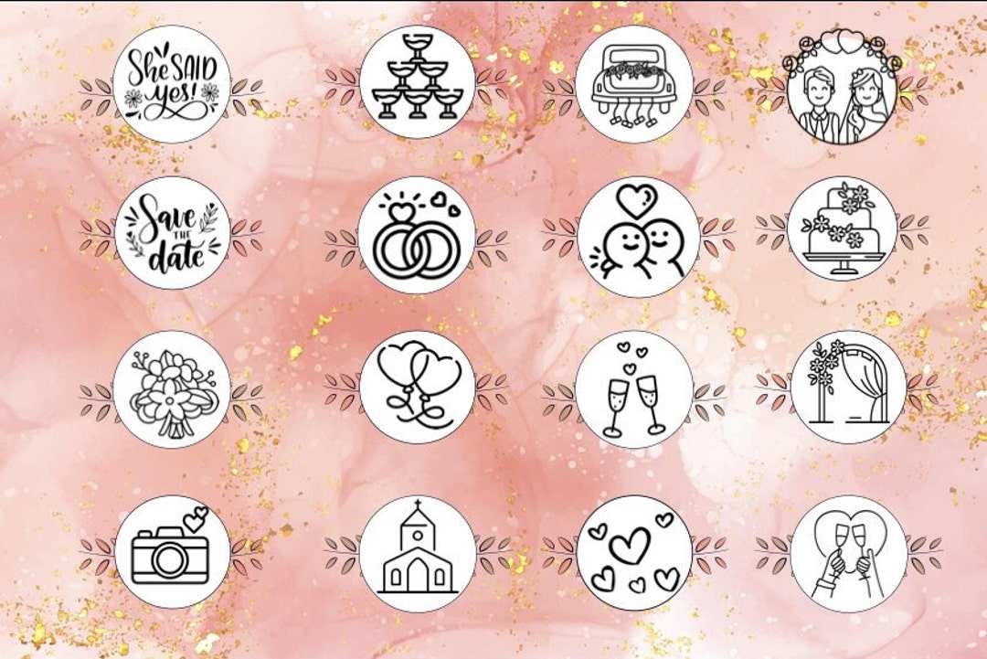 Wedding Sticker Printable SVG One Piece Stickers - Etsy Singapore