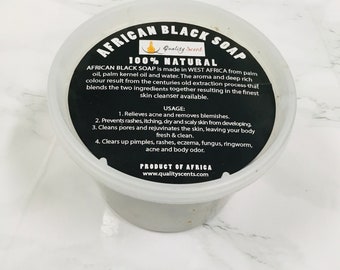 100% natural African black soap