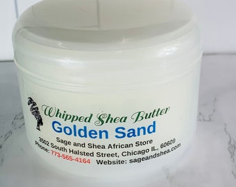 Golden sand whipped Shea butter