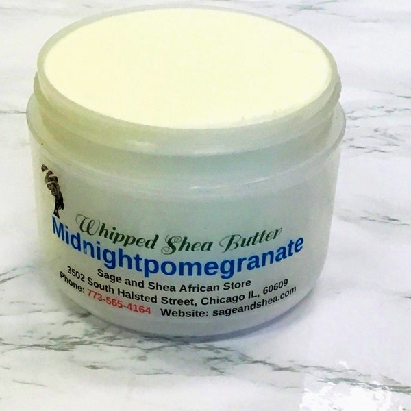 Midnight pomegranate whipped shea butter