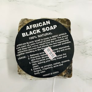 Jabón negro africano 100% natural