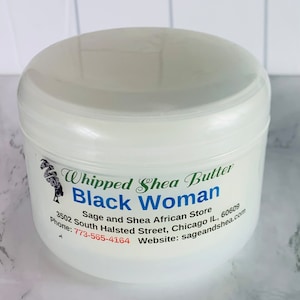 Black woman whipped Shea butter