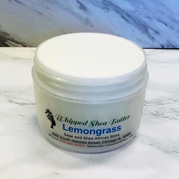 Lemongrass whipped shea butter