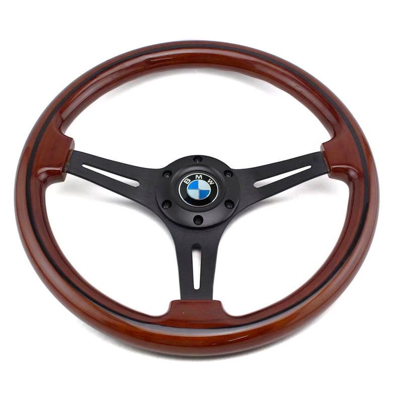Steering Wheel Fits BMW E23 E24 E28 E30 E32 E34 Wood Black Etsy