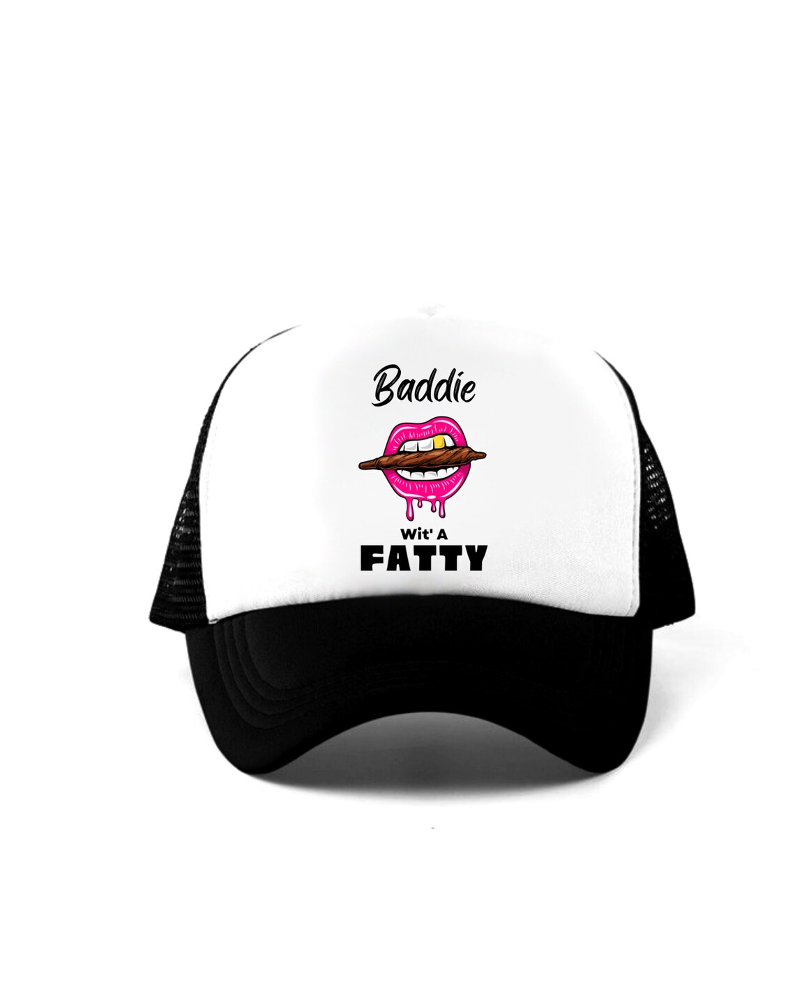 Baddy Wit' a Fatty Png Pink Mouth Holding Blunt Png Pink - Etsy
