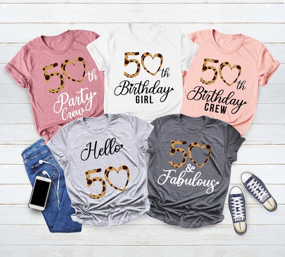 Shirts for on sale 50th birthday