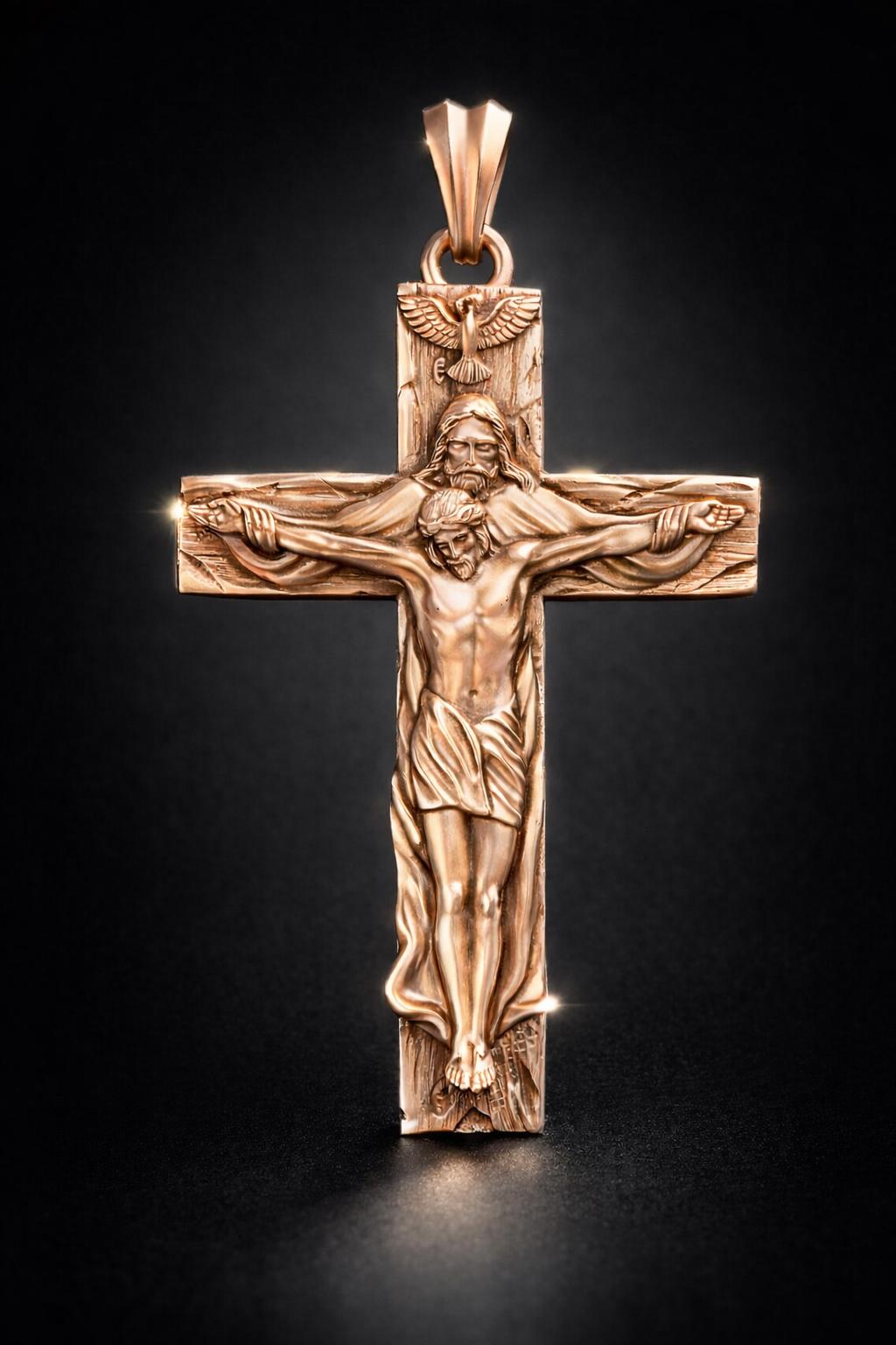 Crucifix Pendant 925 Sterling Silver Cross Necklace,detailed Jesus ...
