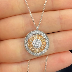 Anxiety Necklace,Relief Necklace,Spinner Necklace,Anxiety Jewelry,Anxiety gift,Anxiety Relief Gift,925 Sterling Silver