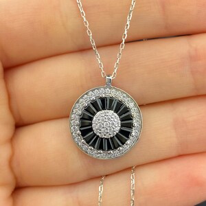 Collar de ansiedad, collar de alivio, collar giratorio, joyería de ansiedad, regalo de ansiedad, regalo de alivio de ansiedad, plata de ley 925