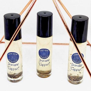 Immune Support- Essential Oil Roller Blend Hand-Made by Certified Herbalist - Natural Immunity, Immune System, Back to School - 10ml Roller