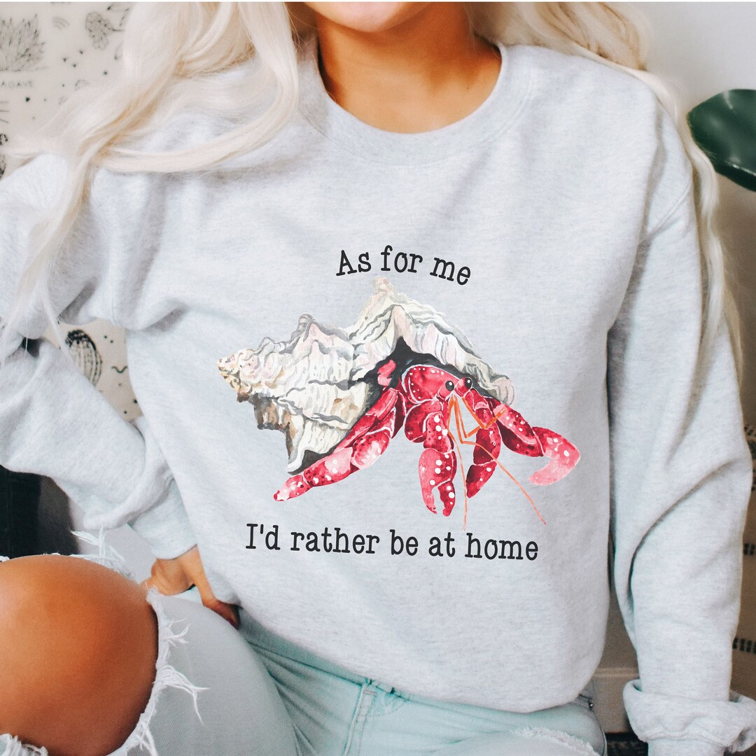 Homebody Hermit Crab Sweater, Crustaceancore, Crustaceancore Sweatshirt