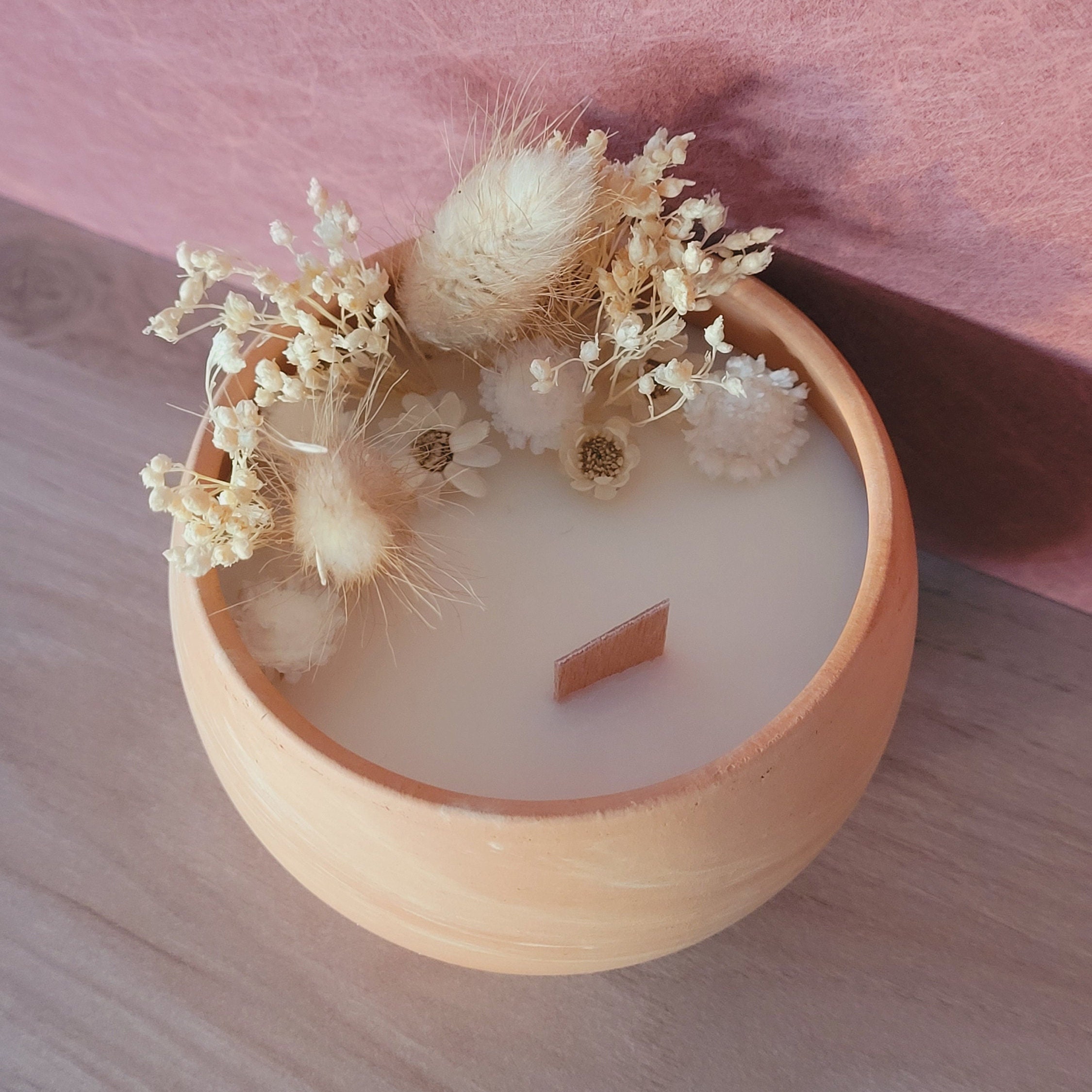 Kit créatif Auzou - mes bougies en fleurs séchées naturelles