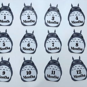 Totoro Baby Milestone Marker