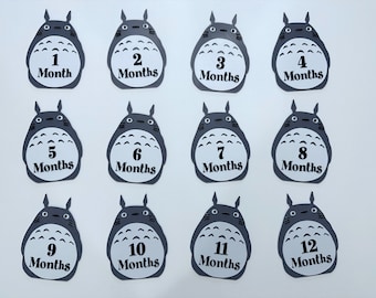Totoro Baby Milestone Marker