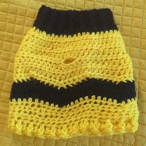 Made to order Charlie Brown Dog Sweater!