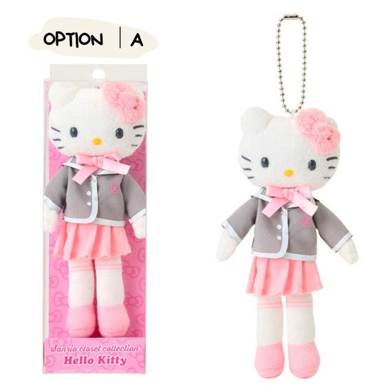 Sanrio Closet Collection Mascot – Long Legs Hello Kitty Keychain