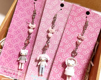 Sanrio Hello Kitty Closet Collection Long Leg Charm (Option Select) | Kawaii Japanese Character Strap Gift