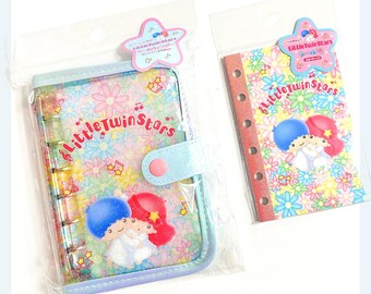 Sanrio Little Twin Stars Yumekawa Seal Binder. Sticker Note (Option Select_ | Kiki Lala Stationery