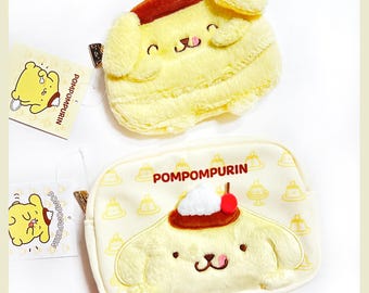 Sanrio Pompompurin 30th Anniversary Pudding Collection Pouch | Tissue Pouch or Pouch