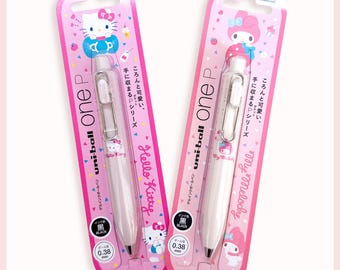 Limited Edition Sanrio Uni-ball One P Gel Pen Heart Design | Hello Kitty, My Melody