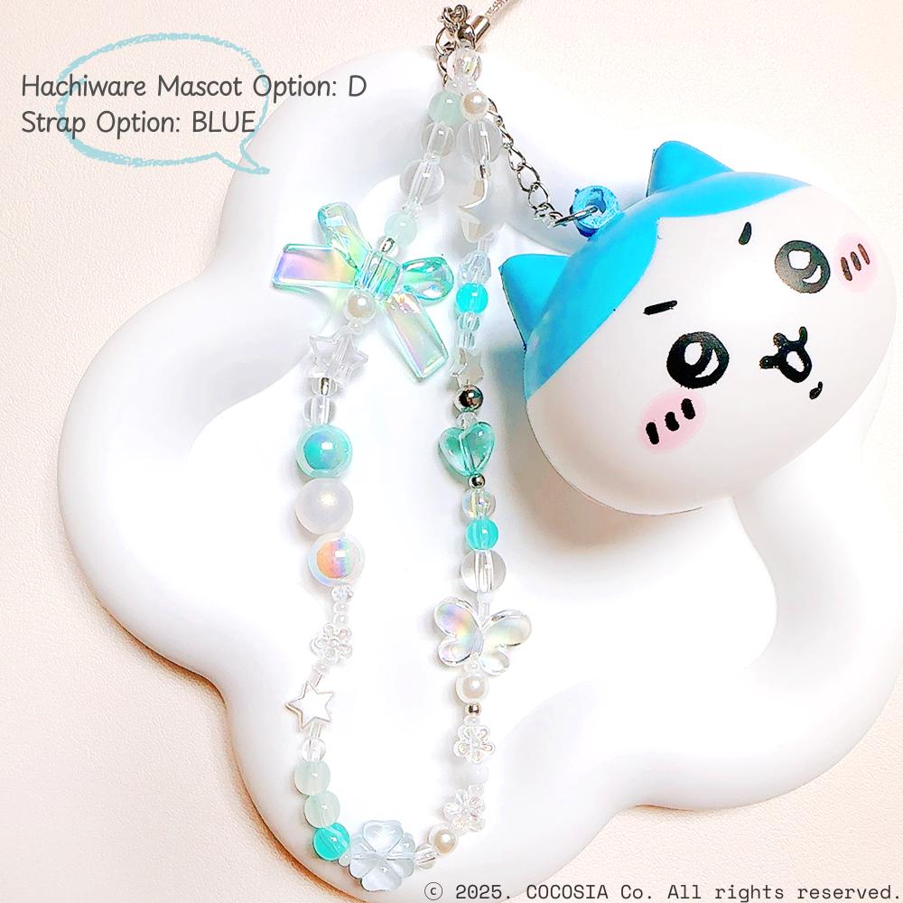 Chiikawa & Hachiware Beaded Keychain: Y2K Cartoon Bag Charm - Etsy