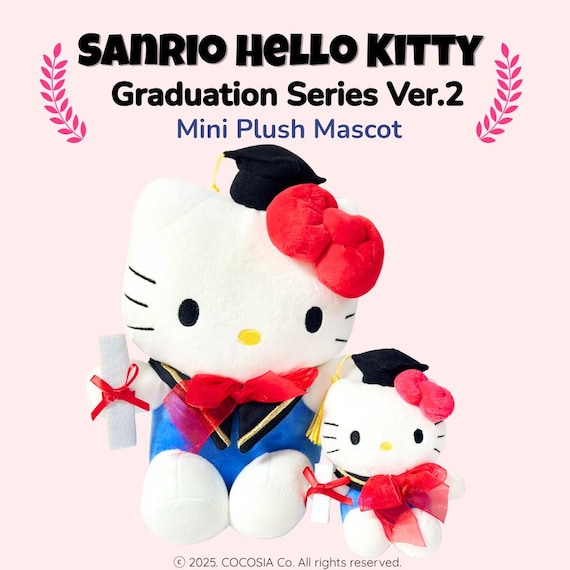 サンリオ ハローキティ キティちゃん 卒業式 アカデミックスタイル ぬいぐるみ ハローキティ サンリオ 卒業式 サンリオ ハローキティ キティちゃん