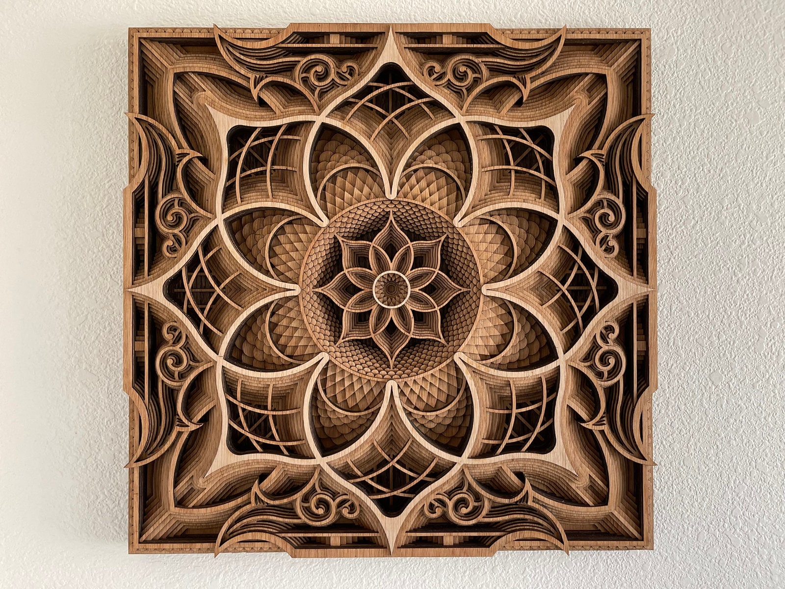 Artoz Mandala Lasercut-Sticker – 3 Größen (L, M, S), Säurefrei & Selbstklebend