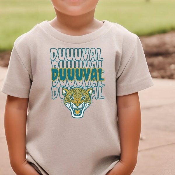 Jacksonville Team: DUUUVAL Football League T-shirt, Jags Toddler Shirt - Perfect gift for Smallest Jaguars Fans