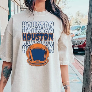 Houston Astros Iconic Primary Color Logo Graphic T-Shirt – Herren