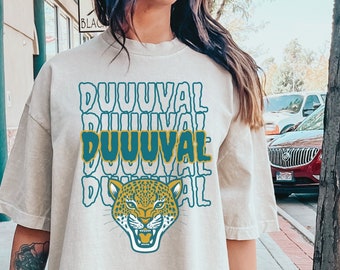 DUUUVAL Football Team: Jacksonville T-shirt, Jaguars Oversized Shirt - Perfect gift for Jaguars Fans