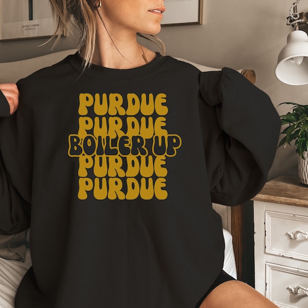 Purdue Basketball Team: NCAA College Basketball Crewneck, vintage Oversized Sweatshirt - Perfect gift for Boilermakers Fans