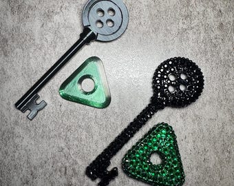 Coraline Skeleton Key Replica - Rhinetstoned or Regular
