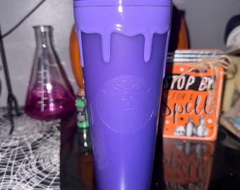 Starbucks Purple Slime Glow in the Dark Halloween 2025 Tumbler