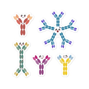 Antibodies Sticker Set / Immunology Stickers
