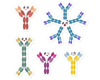 Antibodies Sticker Set / Immunology Stickers