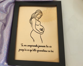 Cadre femme enceinte