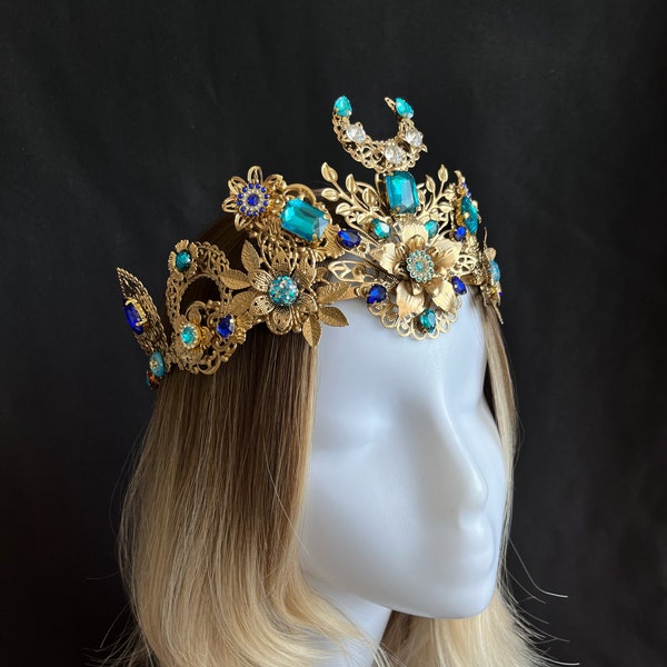 turquoise headpiece