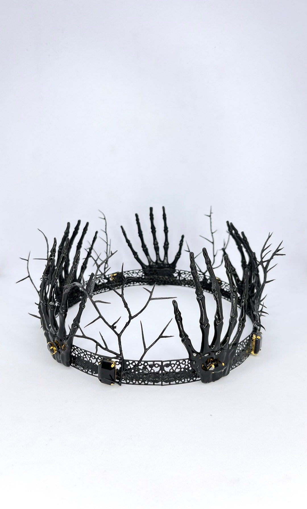 Skeleton King Crown Crown for Men Gothic Crown Sugar Skull Etsy