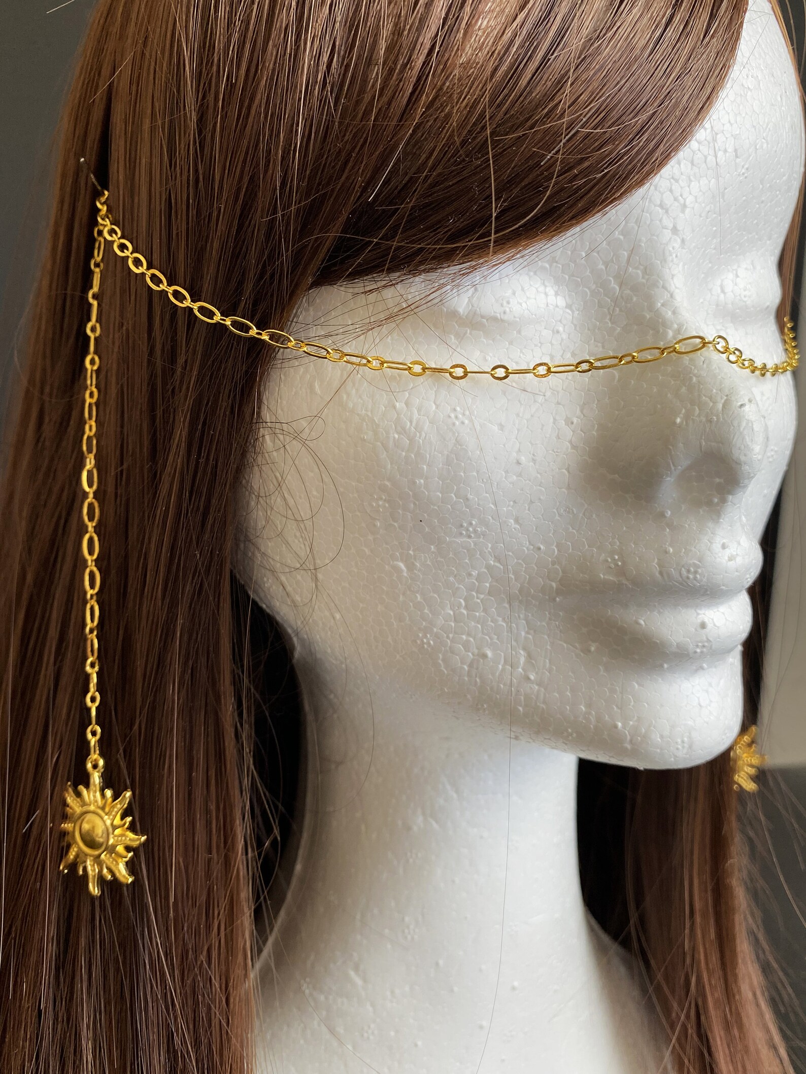 Face Chain Jewelry Feather Face Jewelry Festival Head Chain Etsy