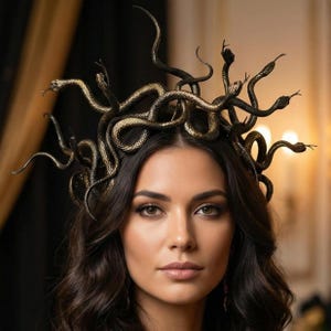 Medusa ormhuvudsbonad, Gorgonkrona, Ormkrans