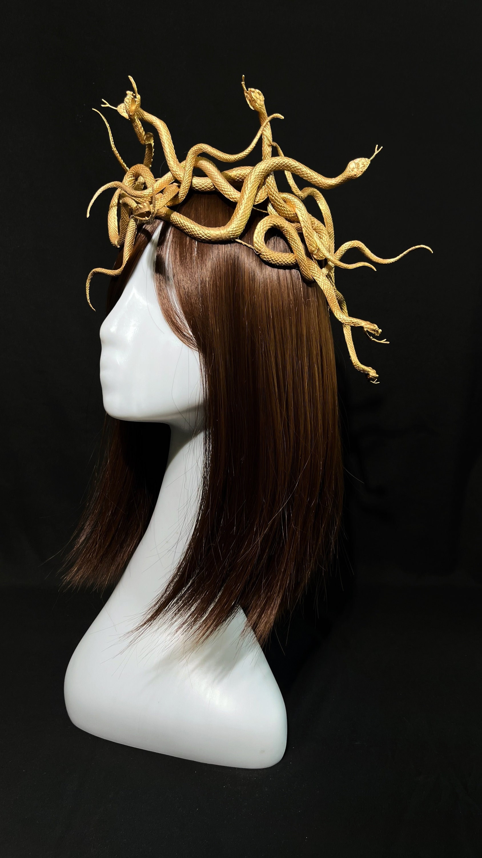 Couronne de méduse : coiffe de serpent gothique - serre-tête de costume d' Halloween - France
