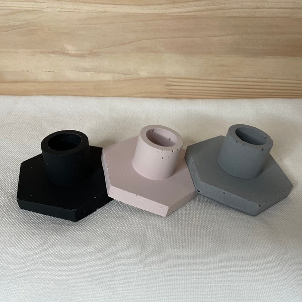 Concrete Candle Holder Etsy
