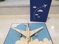 3D Pop Up Aeroplane Greeting Card