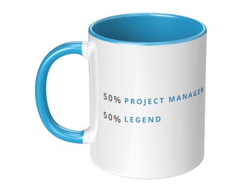 Project Manager because Badass miracle worker Management Office Dept Warrior Coffee Mugs 