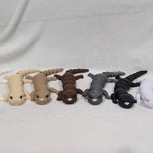 Flexible Baby Ferret/Otter/Weasel For Fidget or Display
