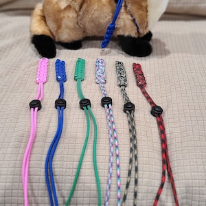 Paracord Figure 8/Infinity Harness - Ferret, Guinea Pig, Rat, Chinchilla, Sugar Glider, Reptile, Bird - Comfortable & Secure for Small Pets