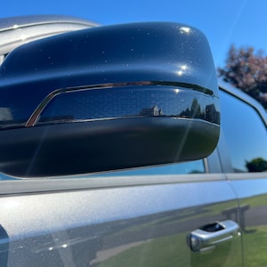 Fits 2019-2023 ram 1500 Mirror Turn Signal Tint Overlays